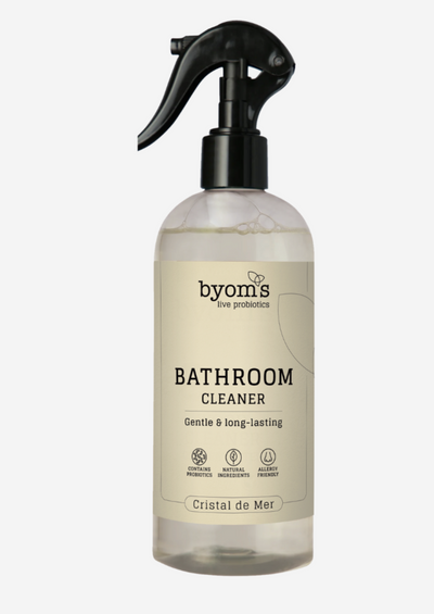 Se Byoms PROBIOTIC BATHROOM CLEANER  -  Cristal de Mer (400 ml) ✔ Kæmpe udvalg i  KopK - Køb online på udsalg og tilbud lige nu ✔ Hurtig levering: 1 - 2 Hverdage samt billig fragt - Varenummer: HG-53164 og barcode / Ean: 5714863000538 på lager - Udsalg på Hus & Fritid > DATOVARE & OUTLET > Spar op til 54% - Over 1354 design mærker på udsalg