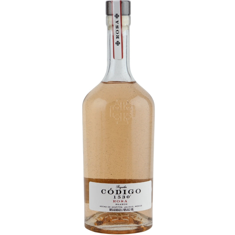 Flaske Codigo 1530 Tequila Rosa med naturlig farve fra Cabernet Sauvignon-fade, 70 cl