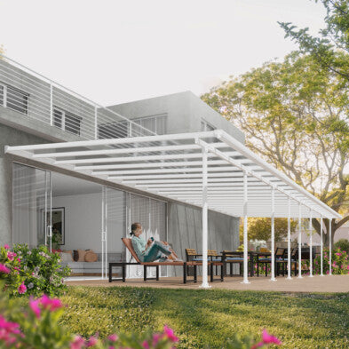 Se Palram Canopia - Terrasseoverdækning Feria 4x12,12m Hvid 46 m2 ❤ Kæmpe udvalg i Canopia by Palram - Køb online på udsalg og tilbud lige nu ❤ Billig fragt og hurtig levering - Varenummer: Bolig&Haven-61179793310026 og barcode / Ean: 7290108611786 på lager - Udsalg på Få op til 69% i rabat - Shop udsalg fra mere end 1.798 mærker