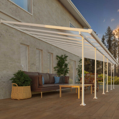 Se Palram Canopia - Terrasseoverdækning Feria 4x8,50m Hvid 32 m2 ❤ Kæmpe udvalg i Canopia by Palram - Køb online på udsalg og tilbud lige nu ❤ Billig fragt • Hurtig levering - Varenummer: Bolig&Haven-61179791475018 og barcode / Ean: 7290103122737 på lager - Udsalg på Spar helt op til 73% - Kæmpe udsalg på over 739 brands