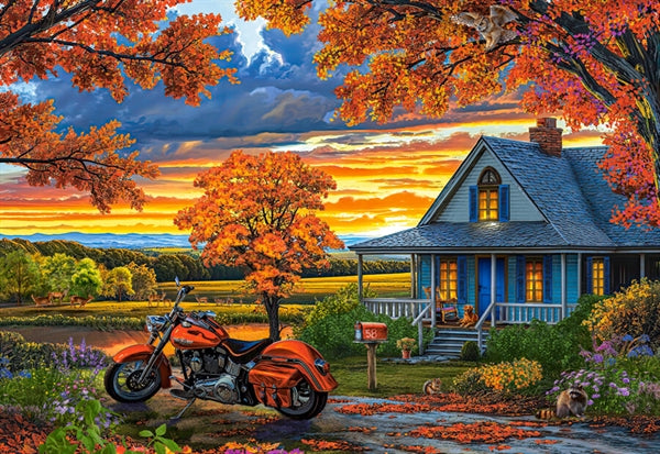 Castorland puslespil Autumn Ride med 500 brikker