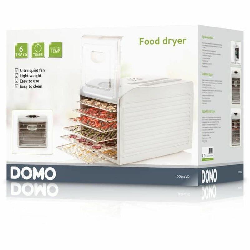 Tørreapparat til næringsmidler DOMO DO353DV 500 W
