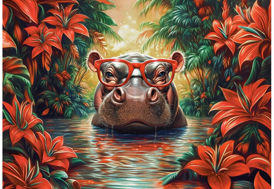 Castorland puslespil Hippo Relaxation med 500 brikker