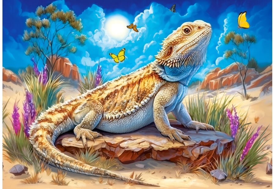 Castorland puslespil The Lizard King med 500 brikker