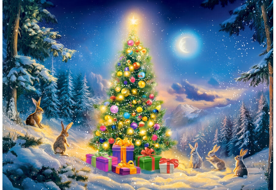 Castorland Christmas Eve julepuslespil med 500 brikker
