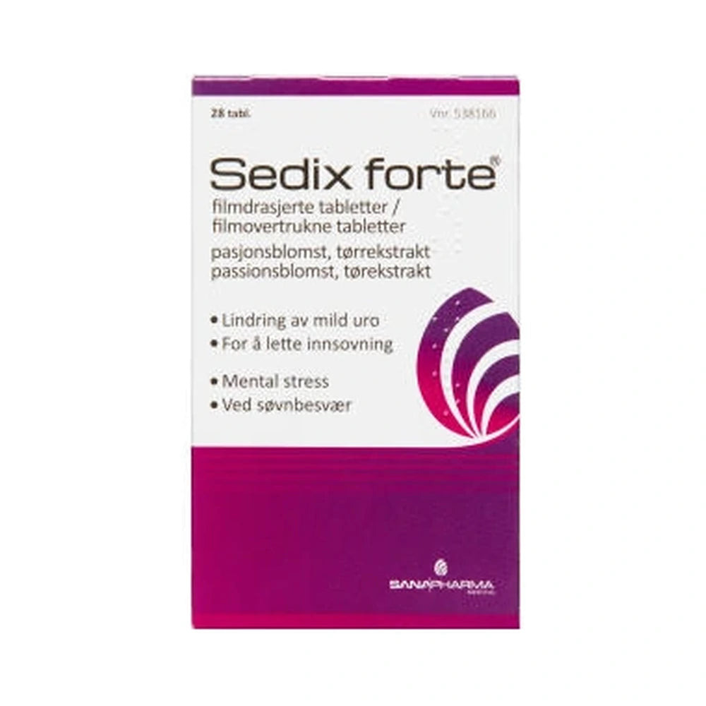 Pakning med Sana Pharma Sedix Forte, 28 stk.