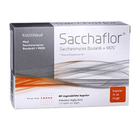 Pharmaforce Sacchaflor kosttilskud med Saccharomyces boulardii, 60 kapsler