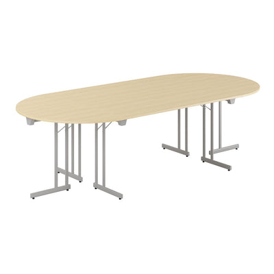 Konferencebord - 260x120cm - Sammenklappeligt bord - Urban-hvid