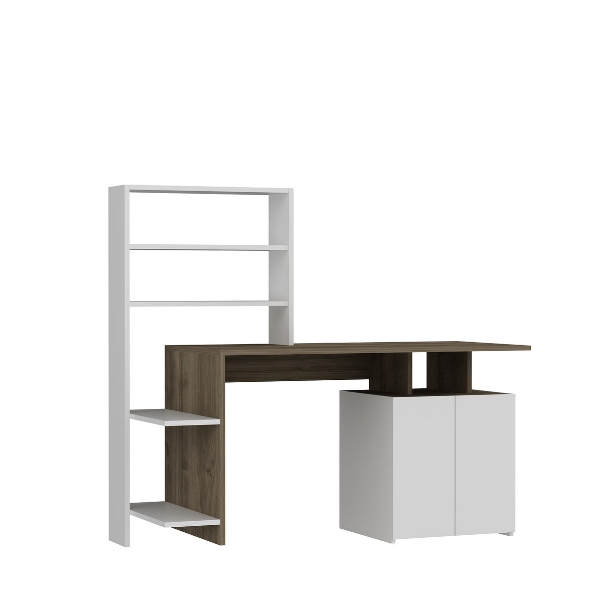 Se FUNZI LIVING Melis skrivebord, m. bogreol - valnøddefarvet og hvid melamin (146,3x60) ❤ Kæmpe udvalg i Funzi Living - Køb online på udsalg og tilbud lige nu ❤ Meget billig fragt og hurtig levering: 1 - 2 hverdage - Varenummer: Boboonline-104786 og barcode / Ean: 8681875796117 på lager - Udsalg på Møbler,Borde,Kontorborde,Skriveborde,
Møbler,
Borde,
Kontorborde,
Billige skriveborde, Spar op til 51% - Over 785 kendte brands på udsalg