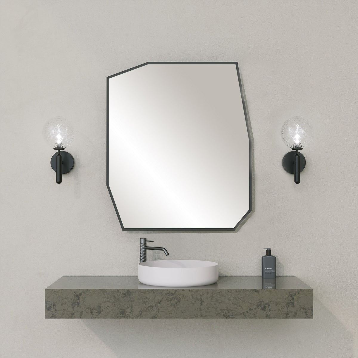 Se NORDVÄRK Quartz vægspejl, ottekantet - spejlglas og sort MDF (70x60) ❤ Kæmpe udvalg i NORDVÄRK - Køb online på udsalg og tilbud lige nu ❤ Meget billig fragt og hurtig levering: 1 - 2 hverdage - Varenummer: Boboonline-104766 og barcode / Ean: 8683742873365 på lager - Udsalg på Interiør,Spejle,Vægspejle Spar op til 51% - Over 785 kendte brands på udsalg