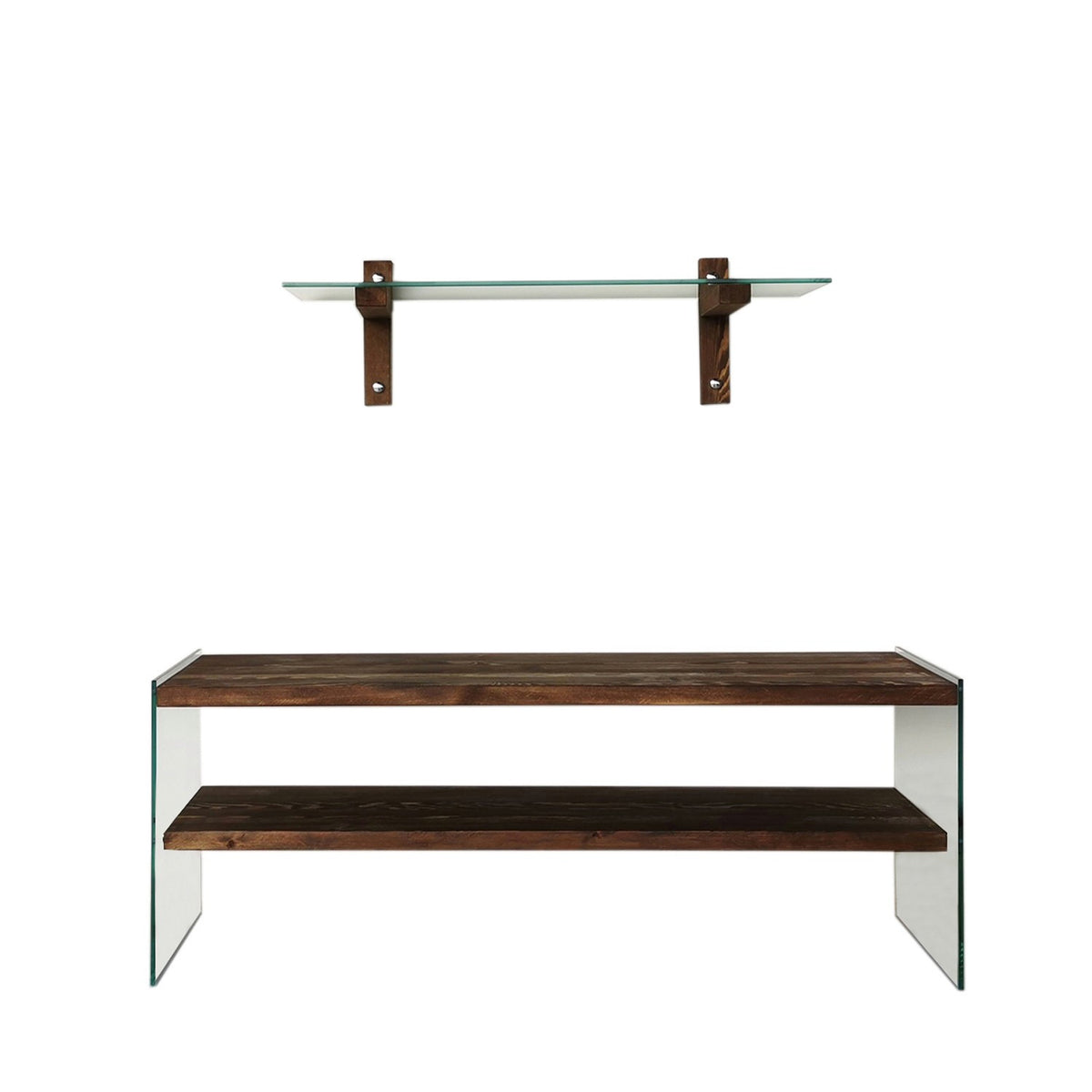 Se NORDVÄRK TV104 TV-bord, m. 1 væghylde og 1 hylde - glas og valnøddefarvet fyrretræ (120x35) ❤ Kæmpe udvalg i - Køb online på udsalg og tilbud lige nu ❤ Meget billig fragt og hurtig levering: 1 - 2 hverdage - Varenummer: Boboonline-104686 og barcode / Ean: 8681875708134 på lager - Udsalg på Møbler,Borde,TV-Borde,
Møbler,
Borde,
Dagligstue,
Borde til stuen,
Juli deals, Spar op til 51% - Over 785 kendte brands på udsalg