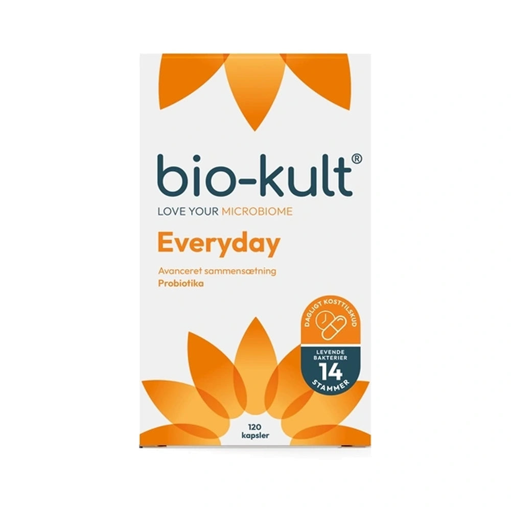 Stor pakning med Bio-Kult Everyday mælkesyrebakterier, 120 stk.