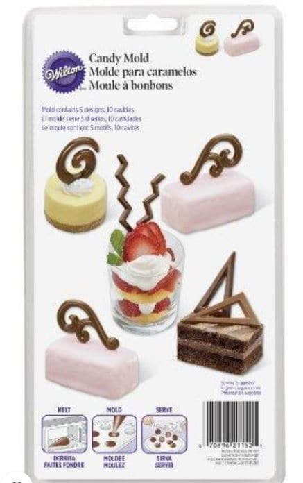 Chokoladeform – Dessert pynt
