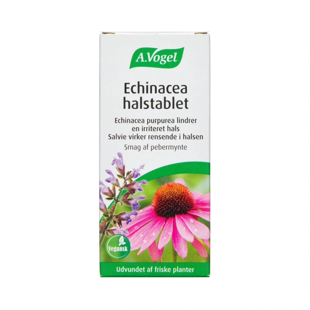 Pakning med A. Vogel Echinacea halstabletter med salvie og pebermynte