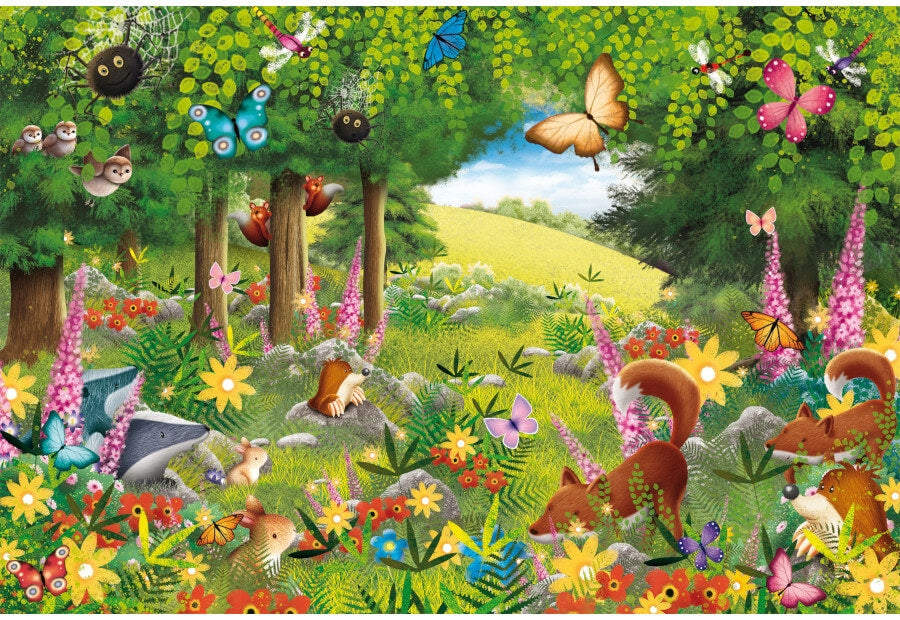 Schmidt puslespil Foxes and Friends med 60 brikker