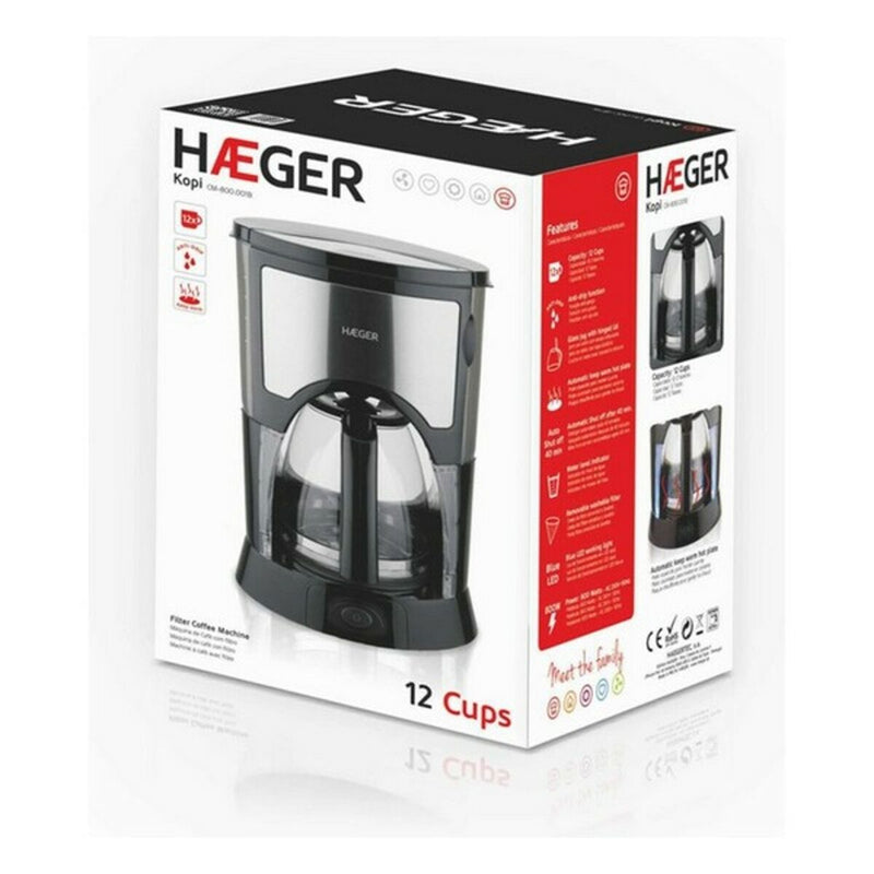 Kaffemaskine Haeger CM-800.001B 800W Sort 800 W 550 W