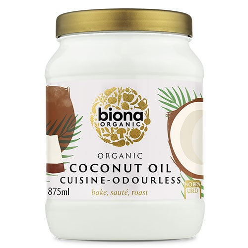Biona Organic økologisk kokosolie smagsneutral, 875 ml