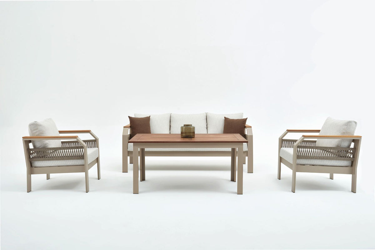Se NORDVÄRK Morento udendørs loungesæt, m. 2 stole, 1 sofa, 1 bord, beige hynder - beige aluminium ❤ Kæmpe udvalg i - Køb online på udsalg og tilbud lige nu ❤ Meget billig fragt og hurtig levering: 1 - 2 hverdage - Varenummer: Boboonline-118692 og barcode / Ean: 8684283657865 på lager - Udsalg på Udendørs møbler,Udendørs loungemøbler,Udendørs loungesæt,
Udendørs møbler,
Udendørs loungemøbler,
Terrasse og have,
Ude Spar op til 51% - Over 785 kendte brands på udsalg