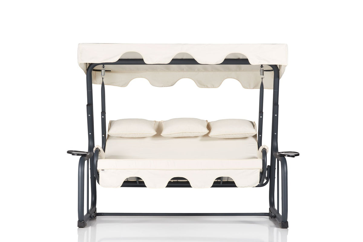 Se NORDVÄRK Vitis 3 udendørs triple hængesofa - multifarvet polyester stof og metal ❤ Kæmpe udvalg i - Køb online på udsalg og tilbud lige nu ❤ Meget billig fragt og hurtig levering: 1 - 2 hverdage - Varenummer: Boboonline-118660 og barcode / Ean: 8681875776393 på lager - Udsalg på Udendørs møbler,Udendørs hængesofaer,
Udendørs møbler,
Terrasse og have,
Alle udendørs møbler,
Maj deals Spar op til 51% - Over 785 kendte brands på udsalg