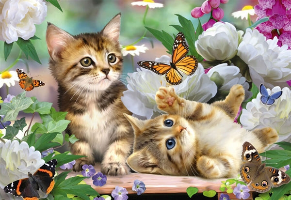 Schmidt børnepuslespil Playful Kittens med 150 brikker
