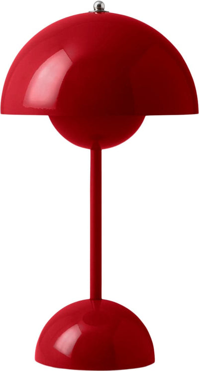 Se &Tradition Flowerpot Portable Lamp VP9, Vermilion Red, Magnetic Charger Str Ø: 16cm, H: 29.5cm - Bordlamper ❤ Stort online udvalg i &Tradition ❤ Meget billig fragt og hurtig levering: 1 - 2 hverdage - Varenummer: MGS-S12002651 og barcode / Ean: 5705385036754 på lager - Udsalg på Bolig - Lamper - Bordlamper Spar op til 58% - Over 857 kendte brands på udsalg