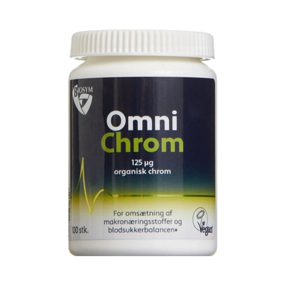 Pakning med Biosym OmniChrom chrompicolinat, 100 tabletter