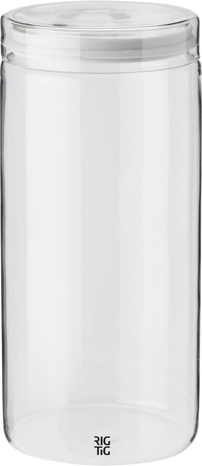 Se RIG TIG Storeit Opbevaringsglas 1,5 l, Light Grey - Opbevaringsglas & Krukker Glas ❤ Stort online udvalg i RIG TIG ❤ Meget billig fragt og hurtig levering: 1 - 2 hverdage - Varenummer: MGS-S12122835 og barcode / Ean: 5709846031364 på lager - Udsalg på Bolig - Køkkenudstyr - Opbevaring - Opbevaringsglas & krukker Spar op til 51% - Over 1324 kendte brands på udsalg