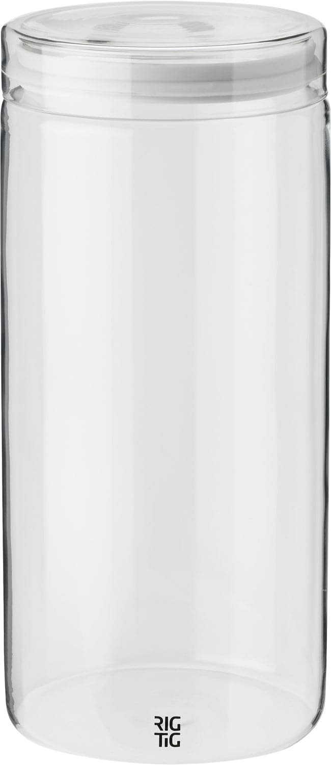 Se RIG TIG Storeit Opbevaringsglas 1,5 l, Light Grey - Opbevaringsglas & Krukker Glas ❤ Stort online udvalg i RIG TIG ❤ Meget billig fragt og hurtig levering: 1 - 2 hverdage - Varenummer: MGS-S12122835 og barcode / Ean: 5709846031364 på lager - Udsalg på Bolig - Køkkenudstyr - Opbevaring - Opbevaringsglas & krukker Spar op til 51% - Over 1324 kendte brands på udsalg