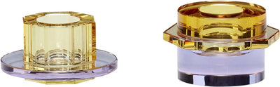 Se Hübsch Kiosk Candlesticks Amber/purple set of 2 Str ø6xh4cm - Kronelysestager ❤ Stort online udvalg i Hübsch ❤ Meget billig fragt og hurtig levering: 1 - 2 hverdage - Varenummer: MGS-S11428690 og barcode / Ean: 5712772072455 på lager - Udsalg på Bolig - Interiør - Lysestager - Kronelysestager Spar op til 67% - Over 857 kendte brands på udsalg