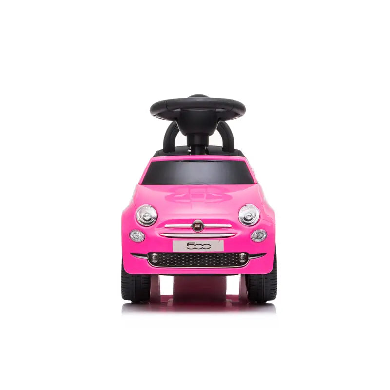 Pink Actros Fiat 500 legetøjsbil til børn med rat og bagagerum under sædet