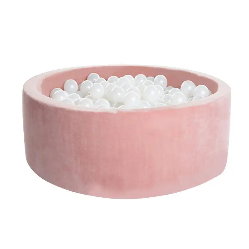 Kidkii boldbassin i baby pink, 100 x 30 cm, med 250 bolde
