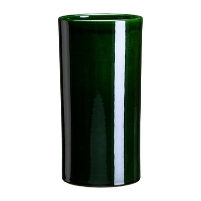 Se Bergs Potter Romeo vase glaseret Ø12 cm Green ✔ Kæmpe udvalg i Bergs Potter ✔ Hurtig levering: 1 - 2 Hverdage samt billig fragt - Varenummer: KTT-572403-01 og barcode / Ean: '842142110717 på lager - Udsalg på Indretning - Dekoration - Vaser Spar op til 55% - Over 1354 design mærker på udsalg