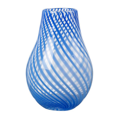 Se Broste Copenhagen Ada Cross Stripe vase 22,5 cm Intense blue ✔ Kæmpe udvalg i Broste Copenhagen ✔ Hurtig levering: 1 - 2 Hverdage samt billig fragt - Varenummer: KTT-572974-01 og barcode / Ean: '5710688205516 på lager - Udsalg på Indretning - Dekoration - Vaser Spar op til 52% - Over 1354 kendte mærker på udsalg