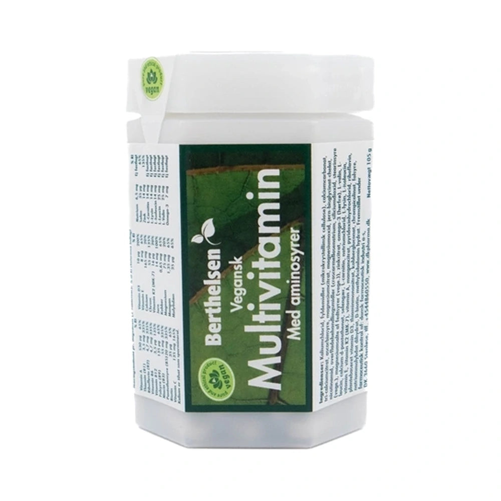 Pakning med Berthelsen Vegansk Multivitamin, 90 stk