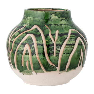 Se Bloomingville Eliya vase 21 cm Grøn ✔ Kæmpe udvalg i Bloomingville ✔ Hurtig levering: 1 - 2 Hverdage samt billig fragt - Varenummer: KTT-576812-01 og barcode / Ean: '5711173303045 på lager - Udsalg på Indretning - Dekoration - Vaser Spar op til 67% - Over 1160 kendte mærker på udsalg