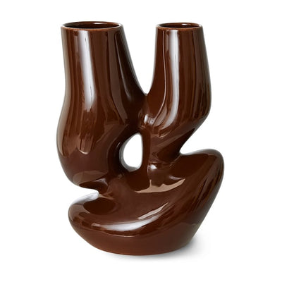 Se HKliving Ceramic organic vase large 25 cm Espresso ✔ Kæmpe udvalg i HKliving ✔ Hurtig levering: 1 - 2 Hverdage samt billig fragt - Varenummer: KTT-579787-01 og barcode / Ean: '8718921055161 på lager - Udsalg på Indretning - Dekoration - Vaser Spar op til 56% - Over 1324 kendte brands på udsalg