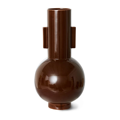 Se HKliving Ceramic vase large 42,5 cm Espresso ✔ Kæmpe udvalg i HKliving ✔ Hurtig levering: 1 - 2 Hverdage samt billig fragt - Varenummer: KTT-579789-01 og barcode / Ean: '8718921055185 på lager - Udsalg på Indretning - Dekoration - Vaser Spar op til 54% - Over 1324 kendte brands på udsalg