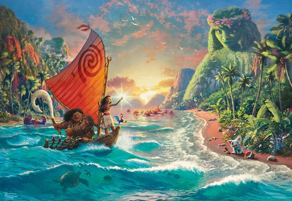 Puslespil med Disney Vaiana fra Schmidt, 1000 brikker