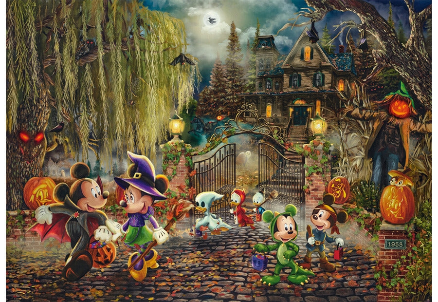 Schmidt puslespil Disney Mickey & Minnie Halloween Fun med 1000 brikker