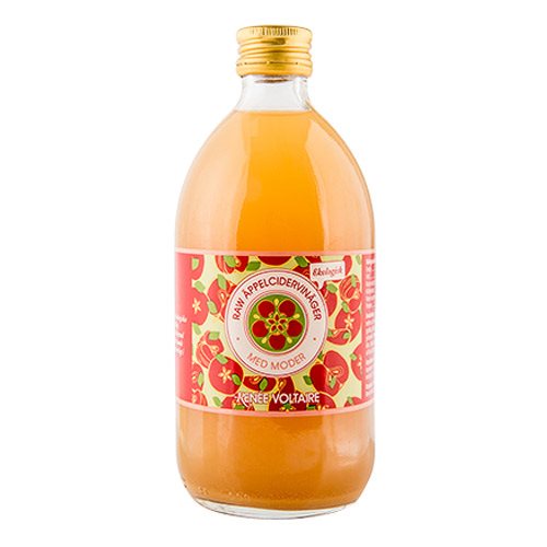 Renée Voltaire rå økologisk æblecidereddike med moder, flaske 500 ml