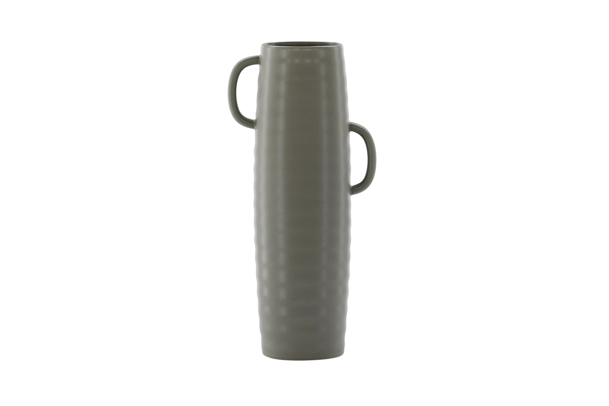 Se VENTURE DESIGN Cent vase, m. 2 hanke - mørkegrå stentøj (19x13x41) ❤ Kæmpe udvalg i Venture Design - Køb online på udsalg og tilbud lige nu ❤ Meget billig fragt og hurtig levering: 1 - 2 hverdage - Varenummer: Boboonline-113609 og barcode / Ean: 7340220821225 på lager - Udsalg på Interiør,Dekoration,Vaser, urtepotter og krukker,
Interiør,
Dekoration, Spar op til 51% - Over 785 kendte brands på udsalg
