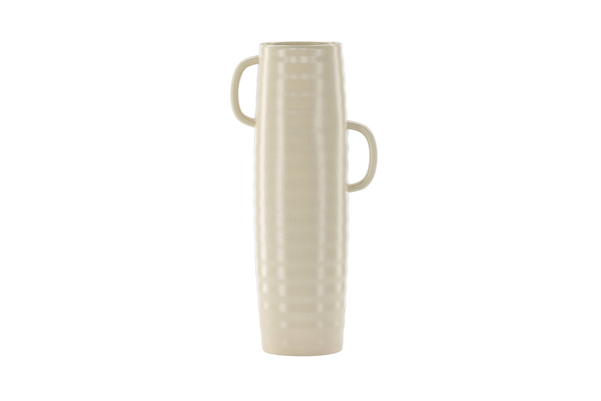 Se VENTURE DESIGN Cent vase, m. 2 hanke - beige/sorte prikker stentøj (19x13x41) ❤ Kæmpe udvalg i Venture Design - Køb online på udsalg og tilbud lige nu ❤ Meget billig fragt og hurtig levering: 1 - 2 hverdage - Varenummer: Boboonline-113608 og barcode / Ean: 7340220821218 på lager - Udsalg på Interiør,Dekoration,Vaser, urtepotter og krukker,
Interiør,
Dekoration, Spar op til 51% - Over 785 kendte brands på udsalg