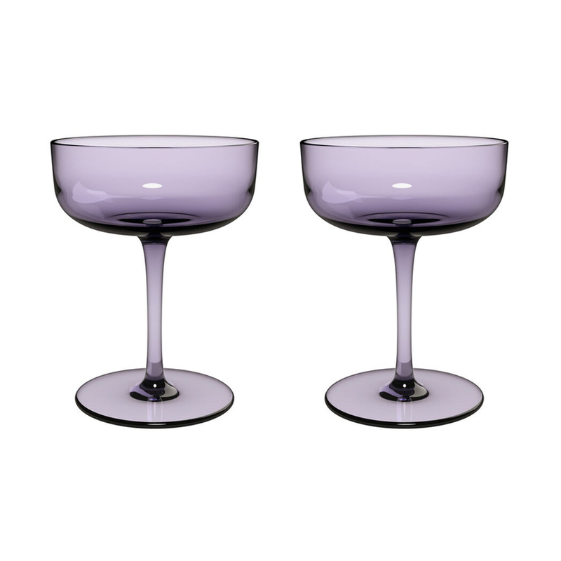 Se Villeroy & Boch Like champagneglas coupe 10 cl 2-pak Lavender ✔ Kæmpe udvalg i Villeroy & Boch ✔ Hurtig levering: 1 - 2 Hverdage samt billig fragt - Varenummer: KTT-582615-01 og barcode / Ean: &