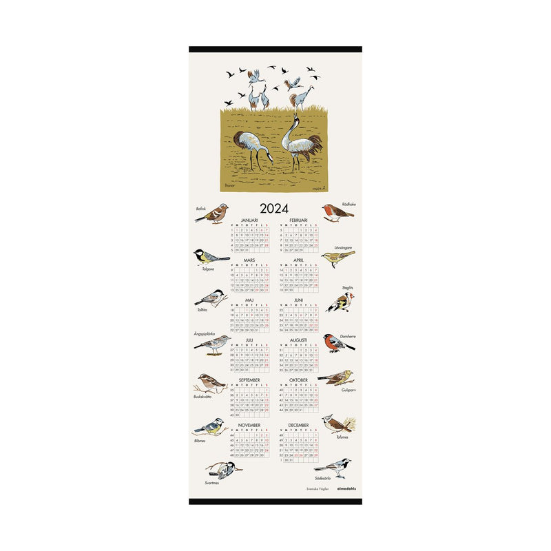 Se Almedahls Svenske fugle kalender 2024 35x90 cm ✔ Kæmpe udvalg i Almedahls ✔ Hurtig levering: 1 - 2 Hverdage samt billig fragt - Varenummer: KTT-584115-01 og barcode / Ean: &