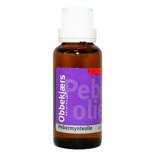 Flaske med Obbekjærs Pebermynte olie, 30 ml