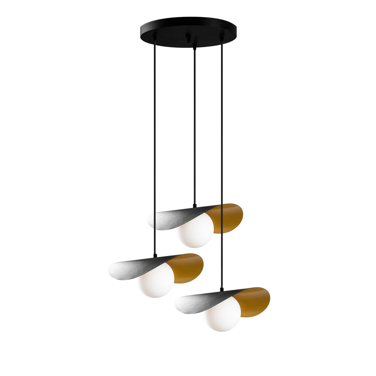 LUMI loftlampe i sort metal