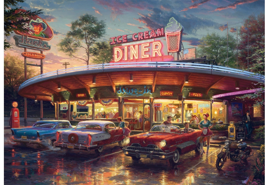 Schmidt puslespil American Diner med 1000 brikker