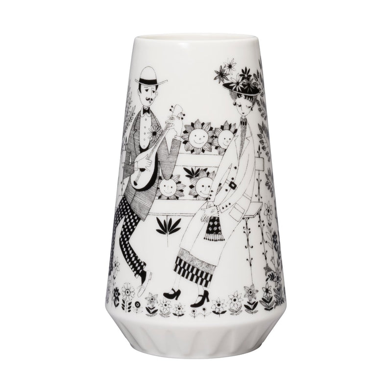Se Arabia Emilia vase 19 cm Sort/Hvid ✔ Kæmpe udvalg i Arabia ✔ Hurtig levering: 1 - 2 Hverdage samt billig fragt - Varenummer: KTT-586469-01 og barcode / Ean: &