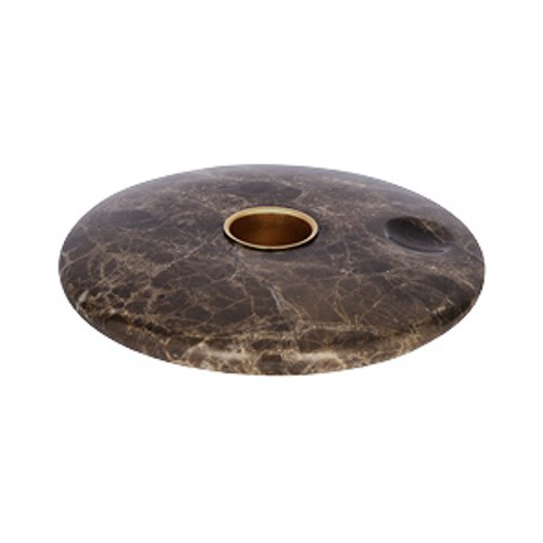 Se Uyuni Lighting Uyuni Chamber lysestage Ø11,6 cm Brun marmor ✔ Kæmpe udvalg i Uyuni Lighting ✔ Hurtig levering: 1 - 2 Hverdage samt billig fragt - Varenummer: KTT-586812-01 og barcode / Ean: &