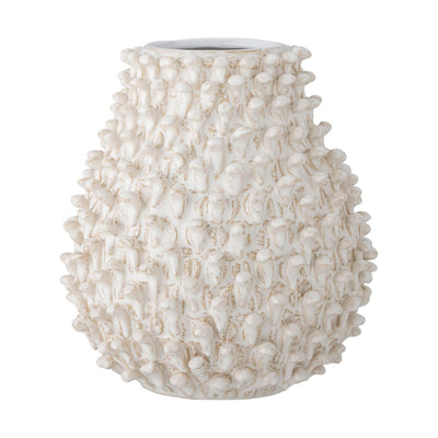 Se Bloomingville Spikey vase 25,5 cm Hvid ✔ Kæmpe udvalg i Bloomingville ✔ Hurtig levering: 1 - 2 Hverdage samt billig fragt - Varenummer: KTT-586987-01 og barcode / Ean: '5711173315796 på lager - Udsalg på Indretning - Dekoration - Vaser Spar op til 65% - Over 1334 design mærker på udsalg